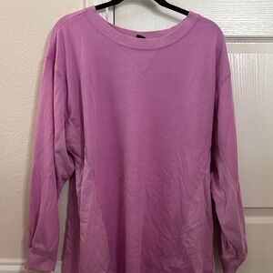 wild fable Lavender Waffle Knit Long Sleeve Top